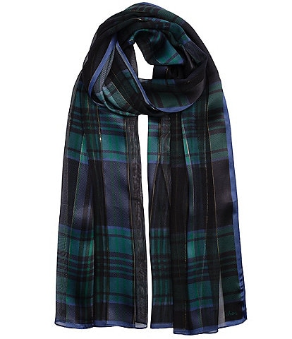 Echo Holiday Plaid Scarf Wrap