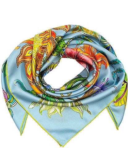 Echo Sunkissed Floral Silk Square Scarf