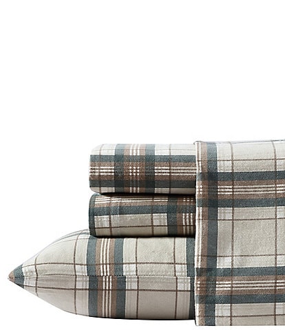 Eddie Bauer Edgewood Plaid Flannel Sheet Set