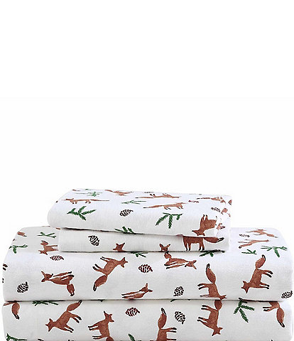 Eddie Bauer Fox Trail Flannel Cotton Sheet Set