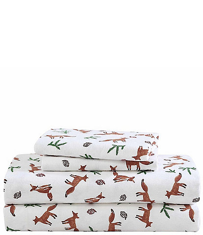 Eddie Bauer Fox Trail Flannel Cotton Sheet Set
