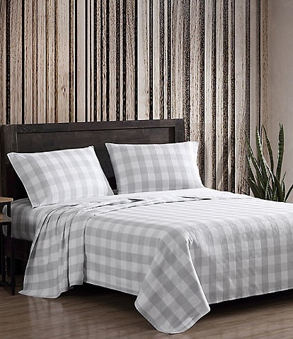 Eddie Bauer Lakehouse Plaid Flannel Sheet Set