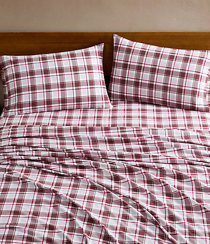 Eddie Bauer Rugged Plaid Cotton Flannel Sheet Set