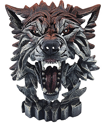 Edge Sculpture by Enesco Mini Wolf Bust Figurine