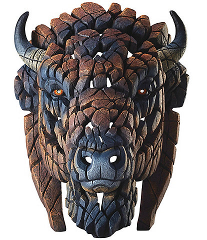 Edge Sculpture By Enesco North American Bison Bust