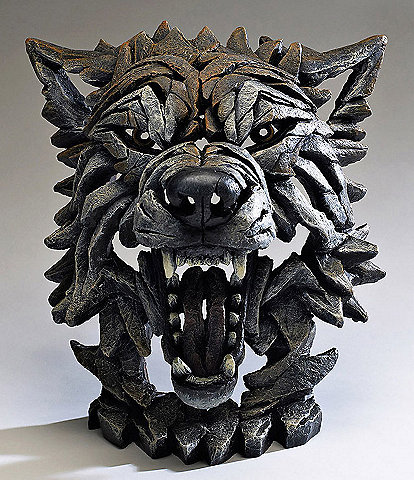 Edge Sculpture by Enesco Wolf Bust