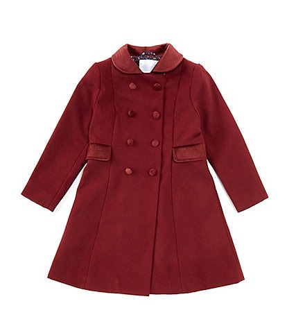 Edgehill Collection Baby Girls 12-24 Months Peter Pan Collar Peacoat