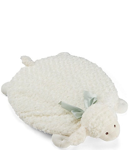 Edgehill Collection Baby Lamb Plush Tummy Time Cushion