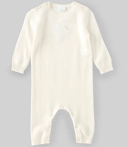 Edgehill Collection Baby Newborn-12 Months Long-Sleeve Cashmere Coverall