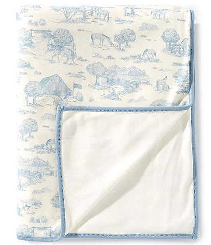 Edgehill Collection Baby Toile Swaddle Blanket
