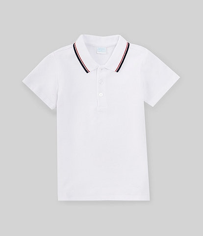 Edgehill Collection Little Boys 2T-7 Short Sleeve Pique Knit Polo Shirt Top