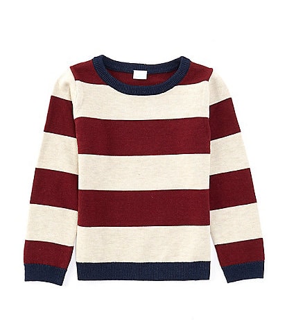 Edgehill Collection Little Boys 2T-7 Stripe Sweater