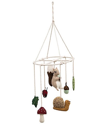 Edgehill Collection Wool Felt Forest Animals & Foliage Mobile