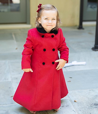 Baby fashion girl peacoat