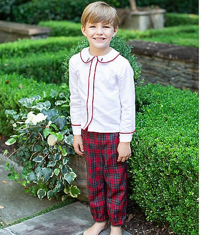 Edgehill Collection x Darby Fallon Clark Little Boys 2T-7 Tod Plaid Pull-On Pants