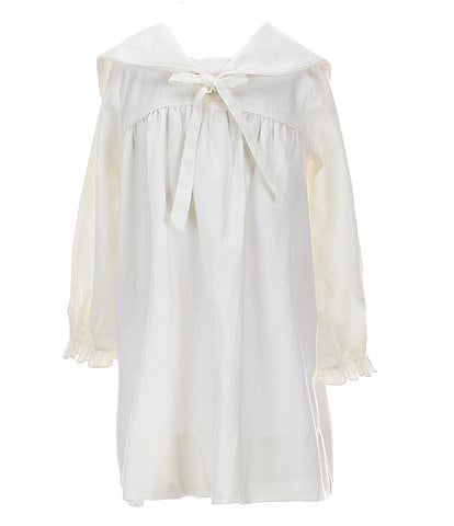 Edgehill Collection x Kristin Ellen Hockman Little Girls 2T-6X Astrid Linen Sailor Dress