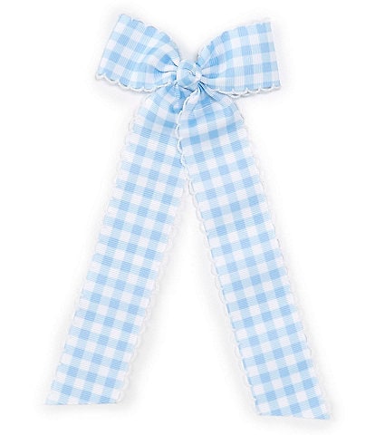 Edgehill Collection x The Broke Brooke Girls Gingham Hair Bow