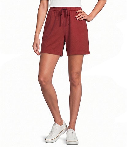 Eileen Fisher Garment Dyed Terry Elastic Waist Pull-On Shorts