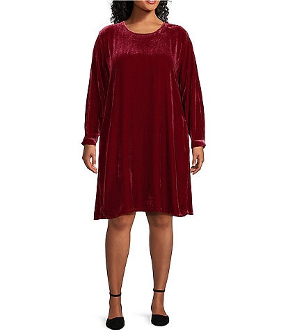 Dillards plus outlet size red dresses