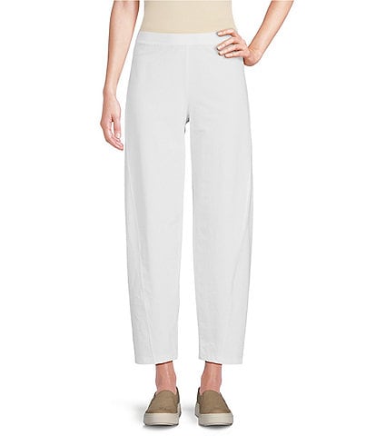 Eileen Fisher Washable Stretch Crepe Lantern Ankle Pants