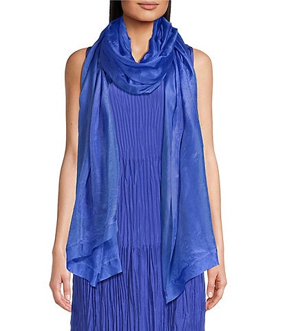 Eileen Fisher Washed Silk Oblong Scarf
