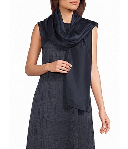 Eileen Fisher Washed Silk One Size Silk Scarf