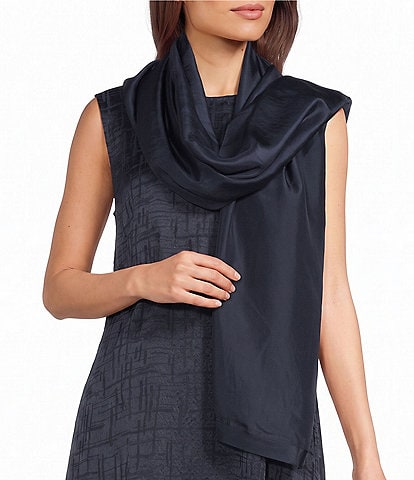 Eileen Fisher Washed Silk Scarf
