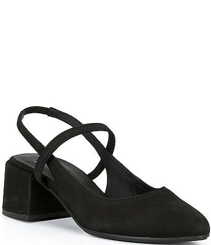 Eileen Fisher Zeny Nubuck Slingback Pumps