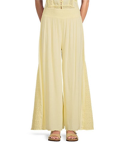 Elan Coordinating Wide Leg Pull-On Pants
