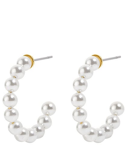 Electric Picks Beachwood Hoop Earrings
