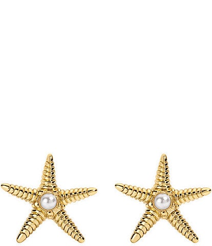 Electric Picks Current Starfish Resort Stud Earrings