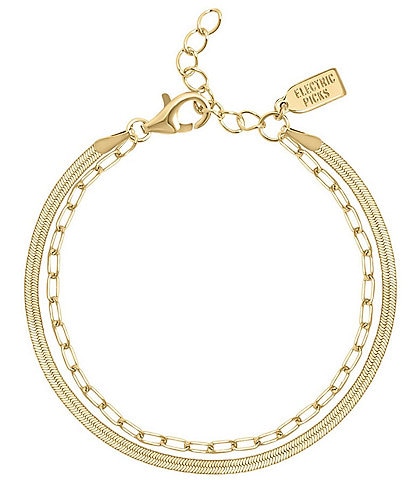 Electric Picks Double Chain Bracelet