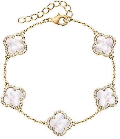 Electric Picks Icon Clover Line Bracelet