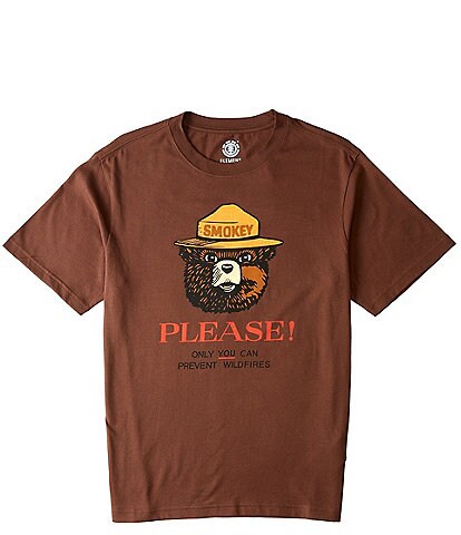 Element Short Sleeve Smokey Bear Graphic T-Shirt