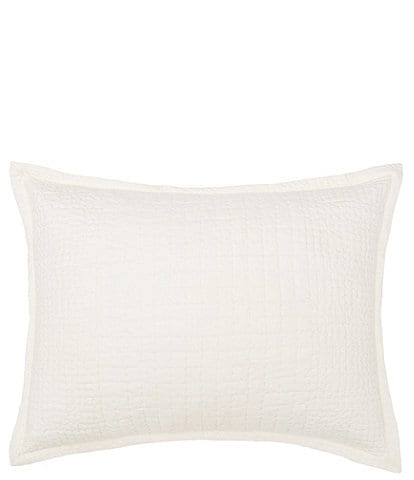 ELISABETH YORK Willa Ivory Cotton Voile Pillow Sham