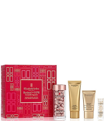 Elizabeth Arden Ceramide Retinol + HPR Smooth, Repair and Firm 4-Piece Gift Set