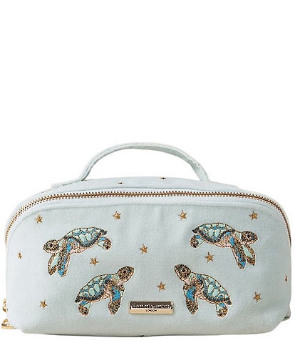 Elizabeth Scarlett Baby Turtle Open Lay Flat Makeup Bag