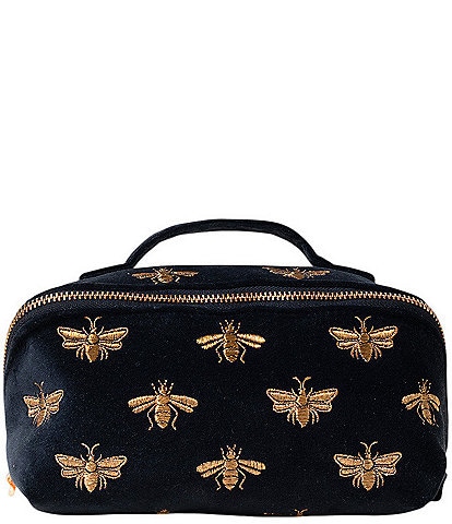 Elizabeth Scarlett Honey Bee Open Flat Makeup Bag