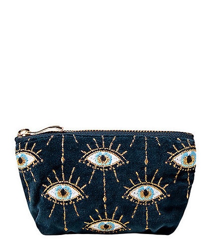 Elizabeth Scarlett Mystical Eye Velvet Coin Purse