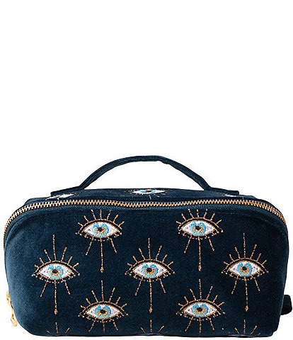 Elizabeth Scarlett Mystical Eye Open Flat Makeup Bag