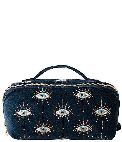 Elizabeth Scarlett Mystical Eye Open Flat Makeup Bag