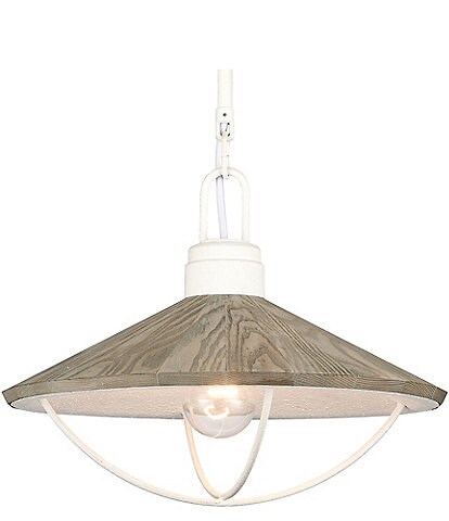 Elk Home Cape May 14 Inch-Light Pendant - White Coral