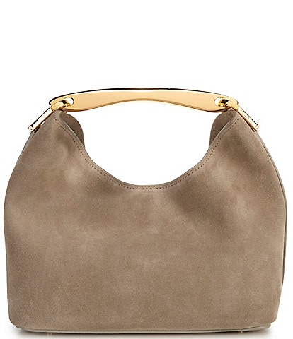 Elleme Paris Small Suede Boomerang Satchel Bag