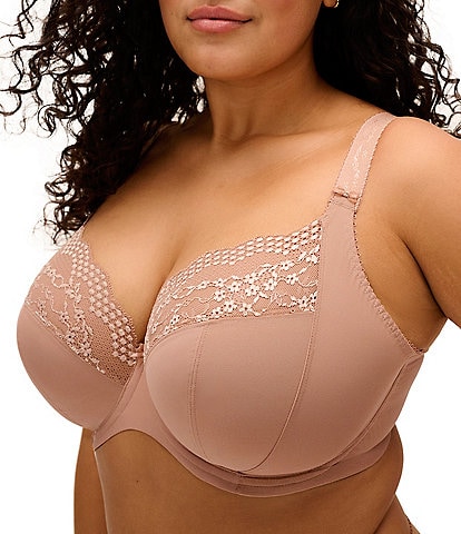 Elomi Lucie Solid Full Busted Underwire Stretch Plunge Bra
