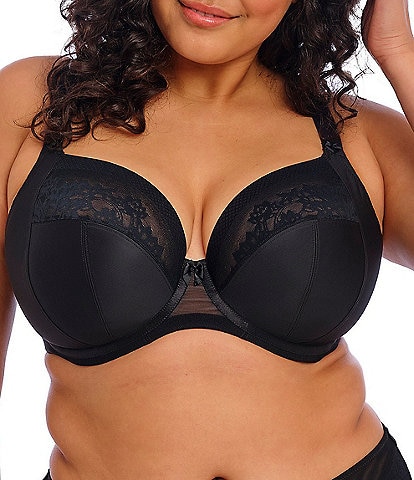 Elomi Nerina Full Busted Underwire Stretch Lace Plunge Bra
