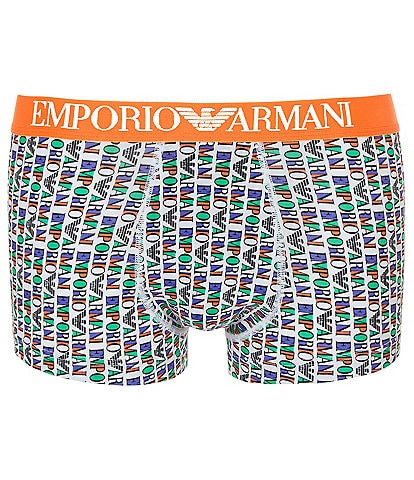 Emporio Armani Allover Vertical Logo Trunks
