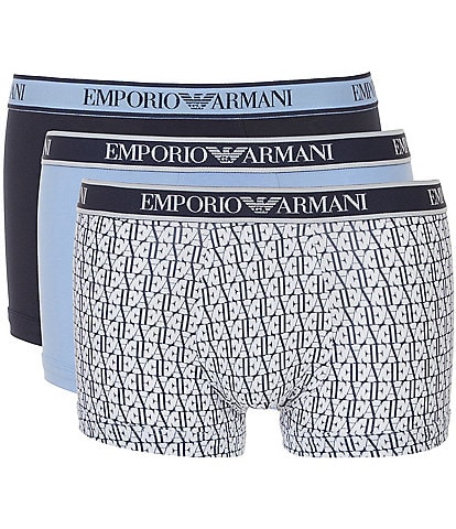 Emporio Armani Assorted Core Logoband Trunks 3-Pack