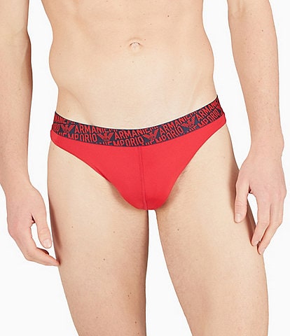 Emporio Armani Microfiber Thongs