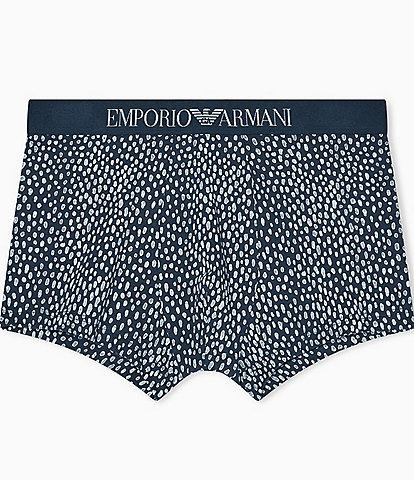Emporio Armani Solid Cotton Stretch Trunks