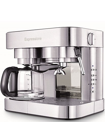 Espressione Combination Pump Espresso Machine with Thermo Block System & 10-Cup Drip Coffeemaker